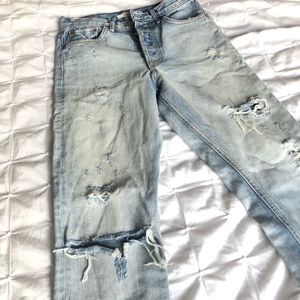 GRLFRND Light Wash Jeans